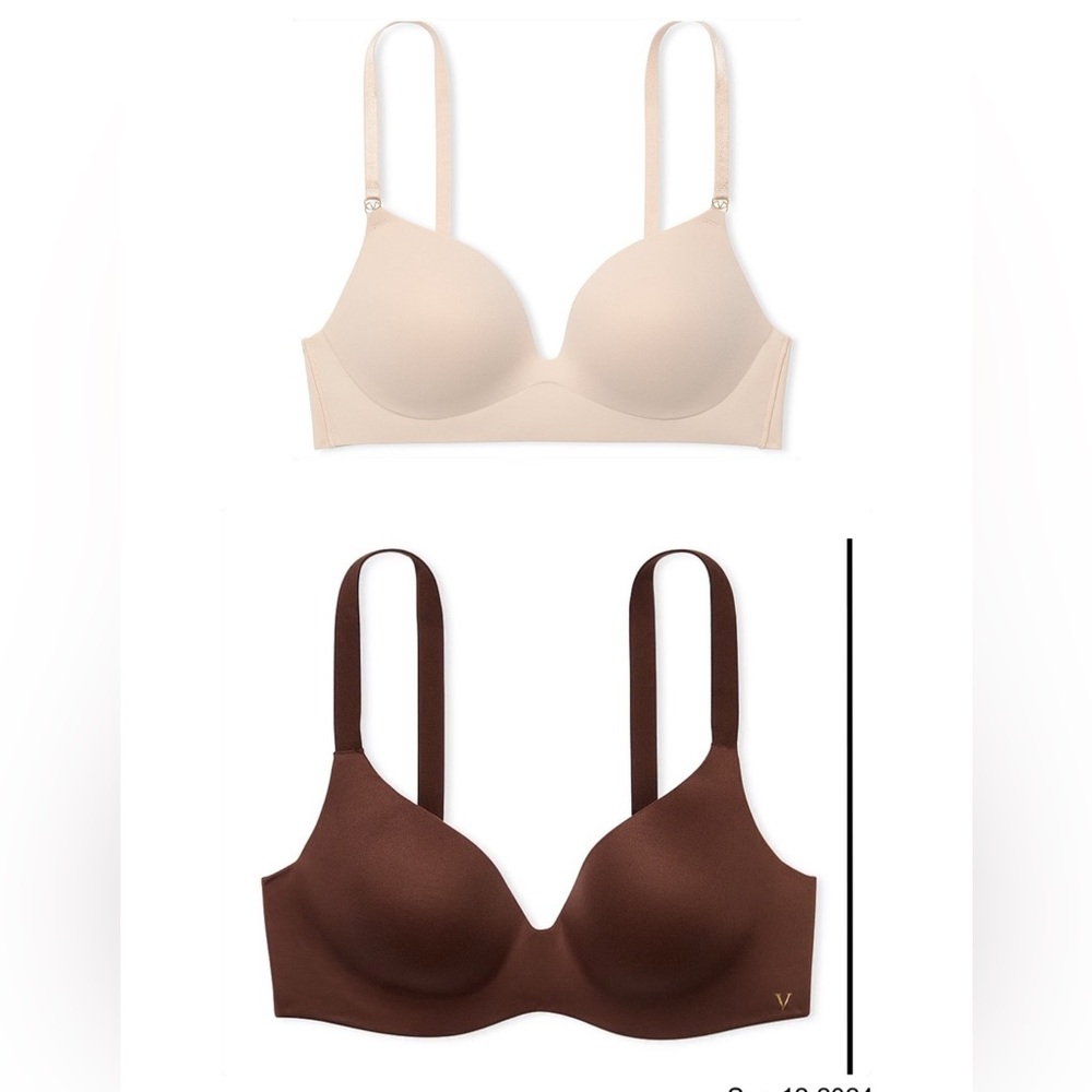 VS BARE Infinity Flex Wireless Bra & DREAM ANGELS Wireless Plunge Push-Up Bra